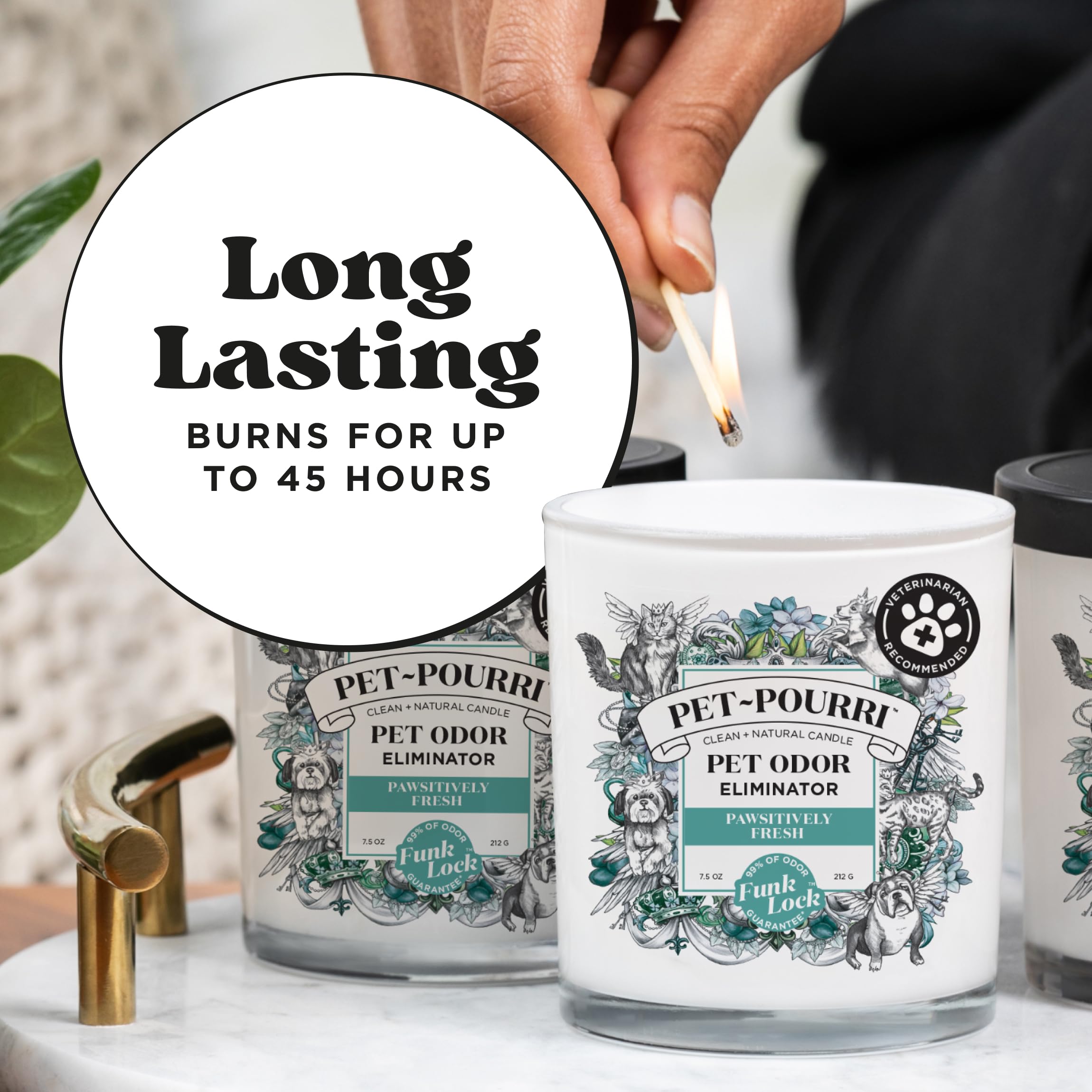 Poo-Pourri Pawsitively Fresh candle fragrance notes pineapple jasmine pear