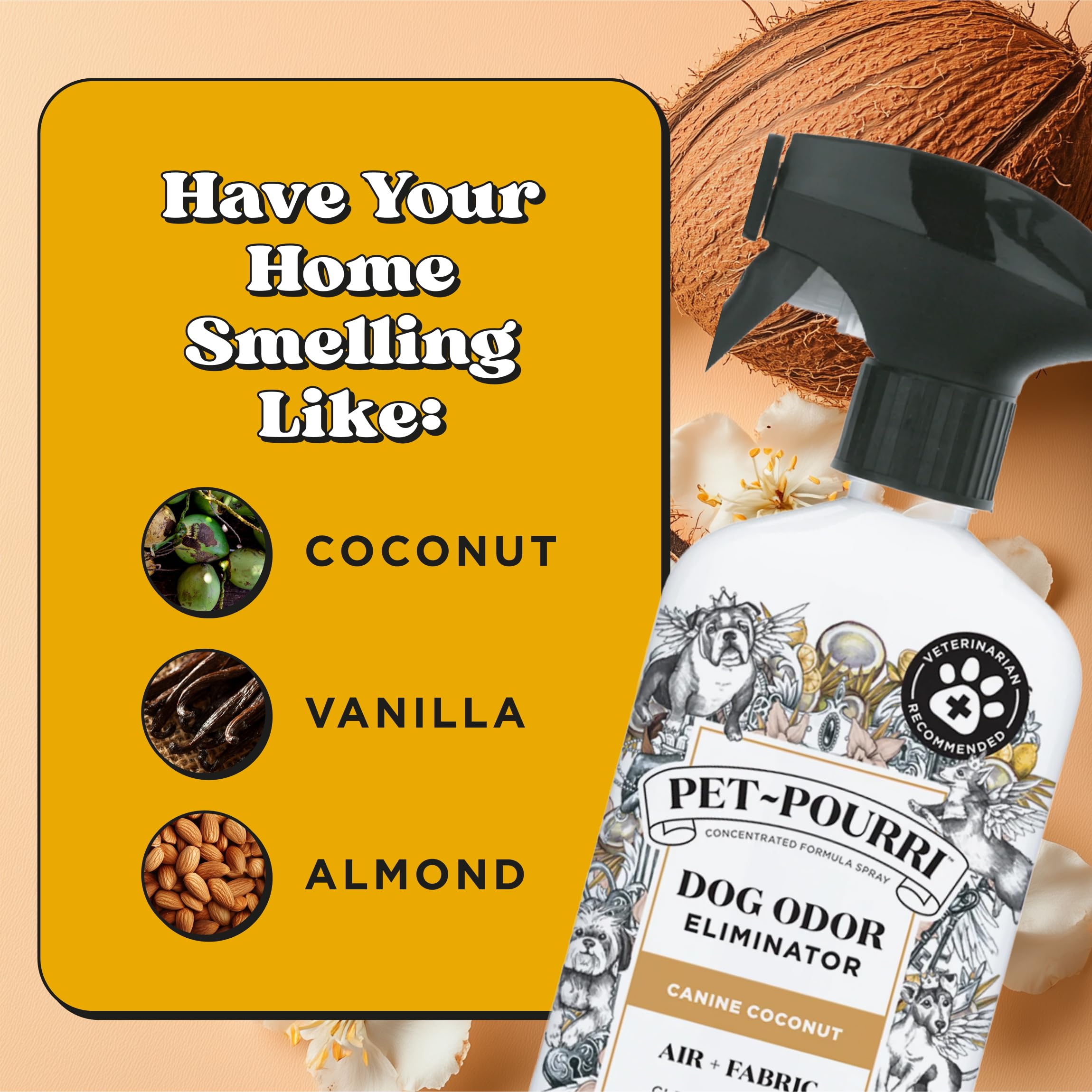Poo-Pourri Pet-Pourri spray usage helps quick pet odor refresh