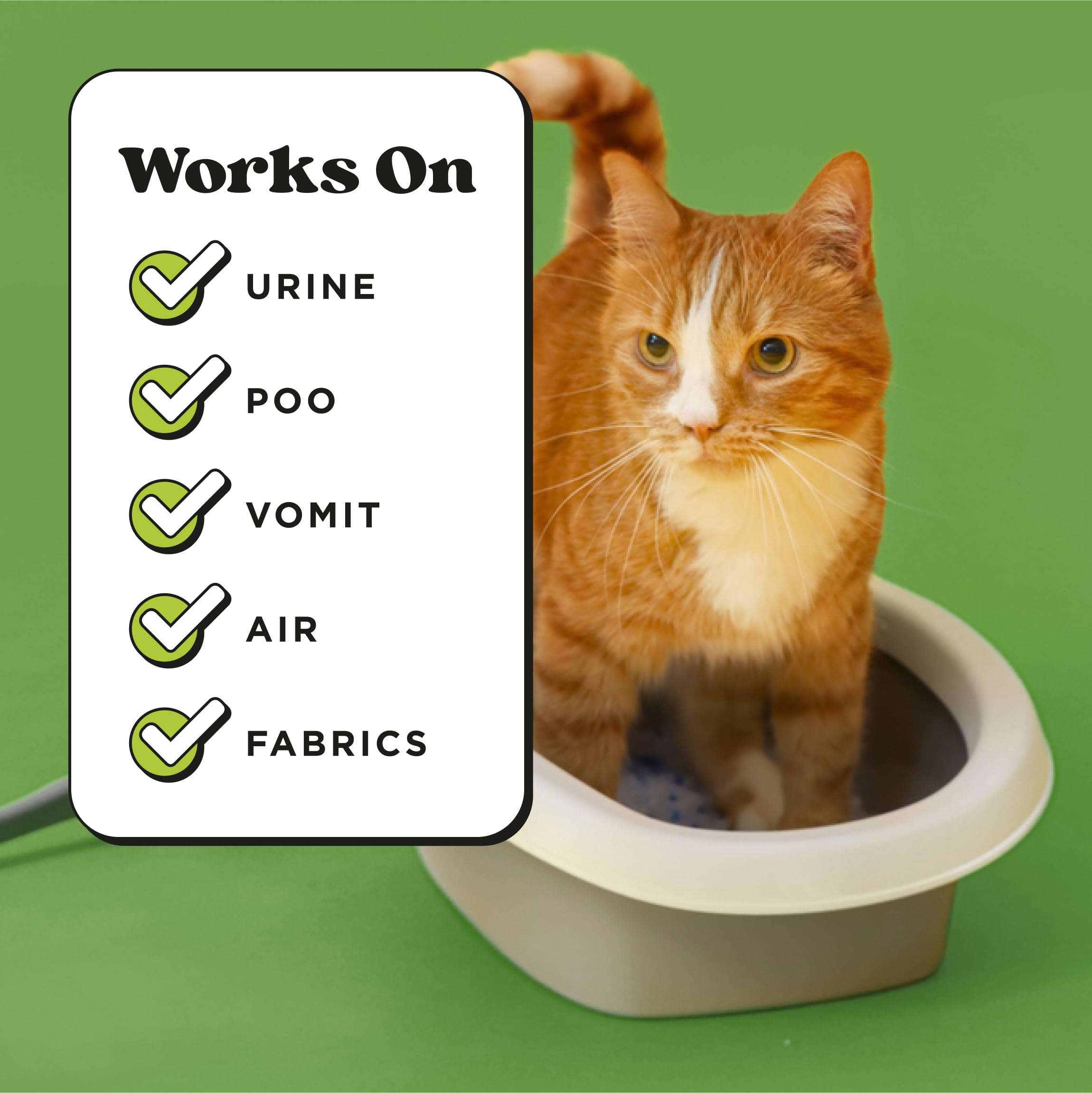Poo-Pourri Purrfectly Bamboo urine odor neutralizer keeps litter area fresh.