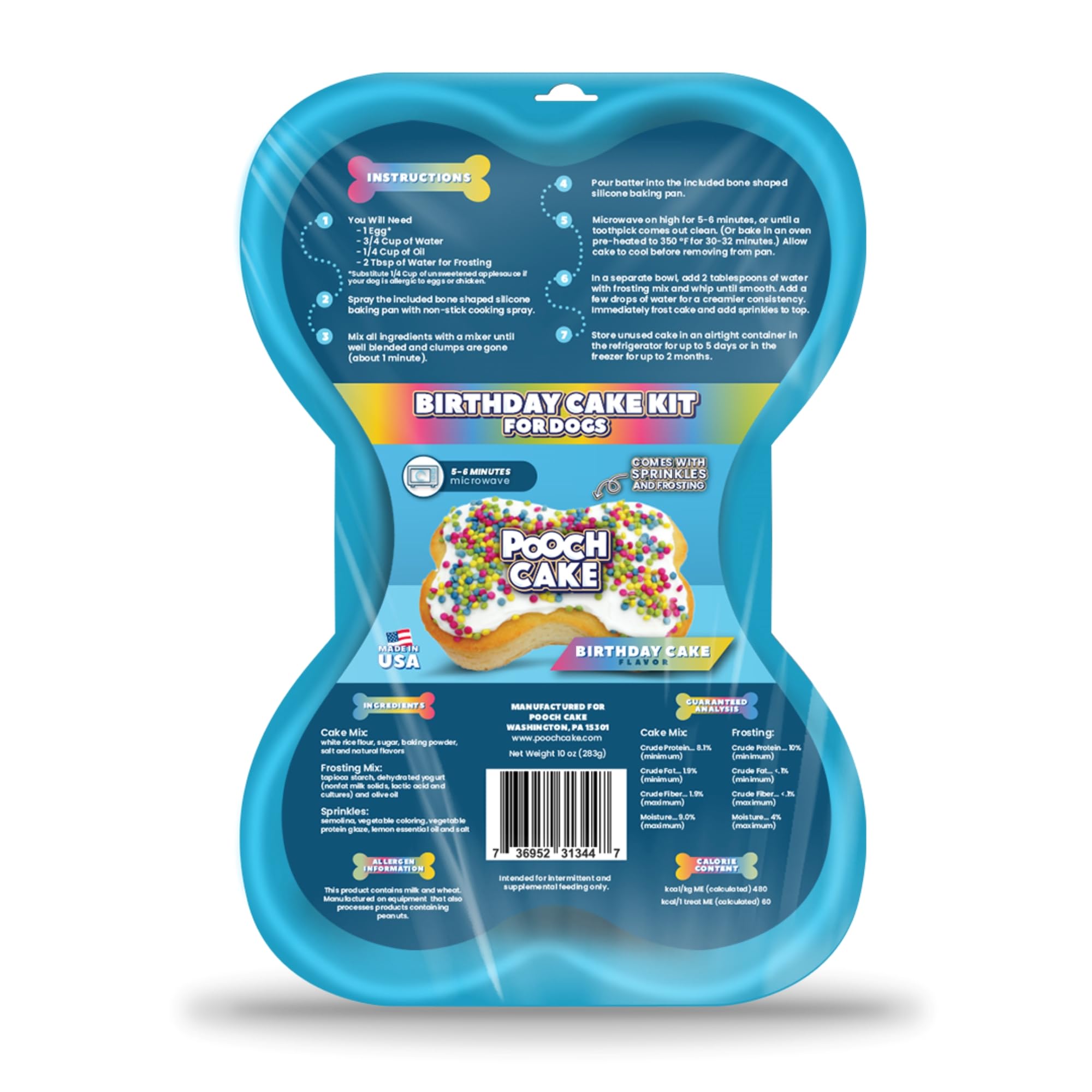 Pooch Cake dog birthday kit unboxing—great for planning a festive pup party.