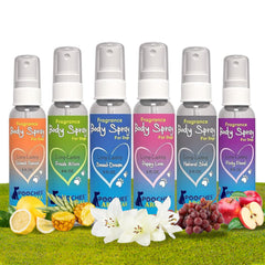 Pooches Aromas natural dog cologne bottle pour delivers a light, long lasting fresh scent