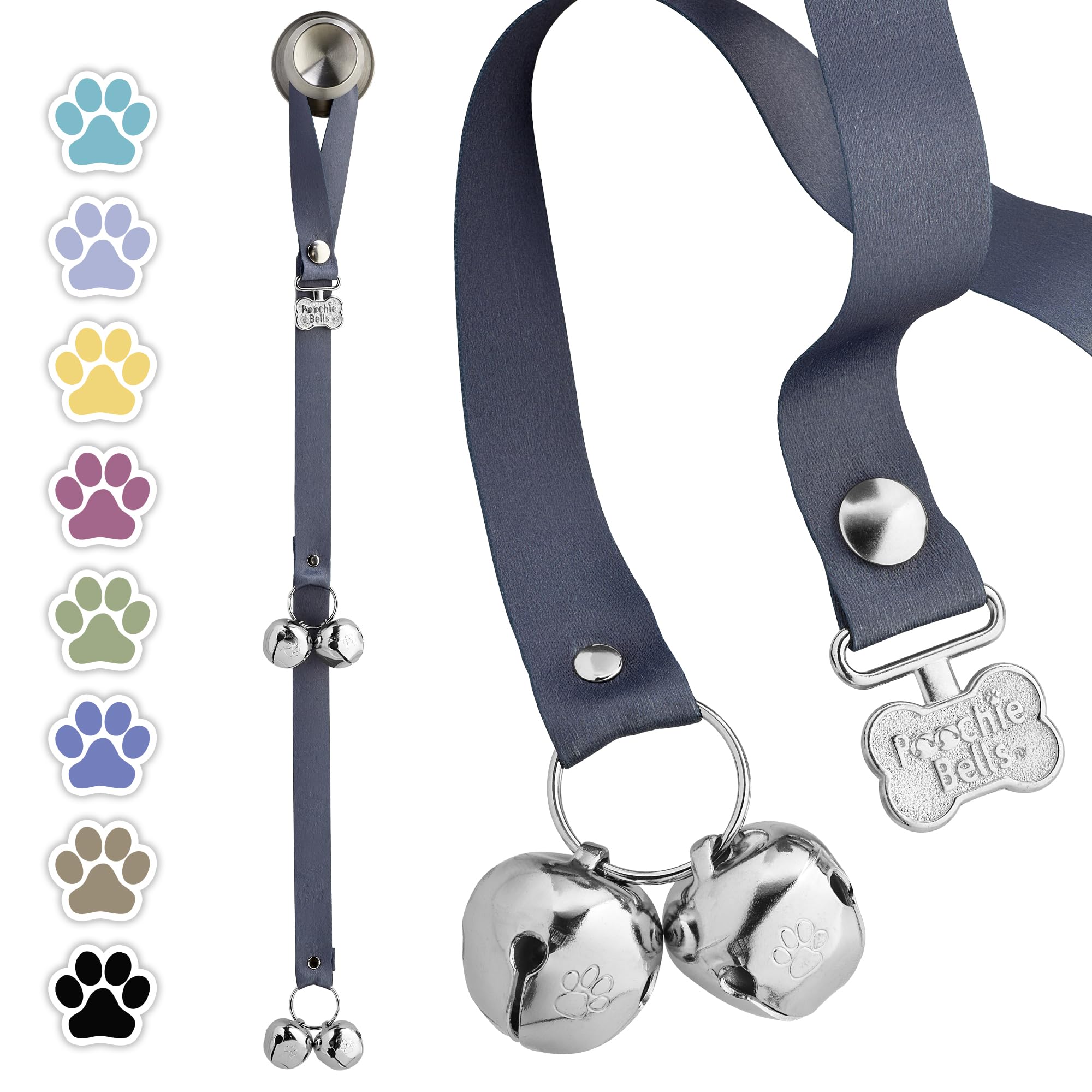 PoochieBells dog door bells signaling potty breaks clearly for easy use