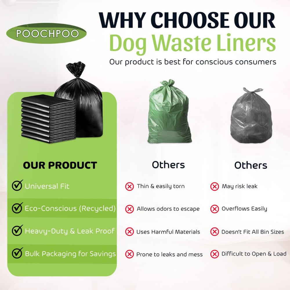 POOCHPOO durable bags ideal for outdoor dog waste cleanup