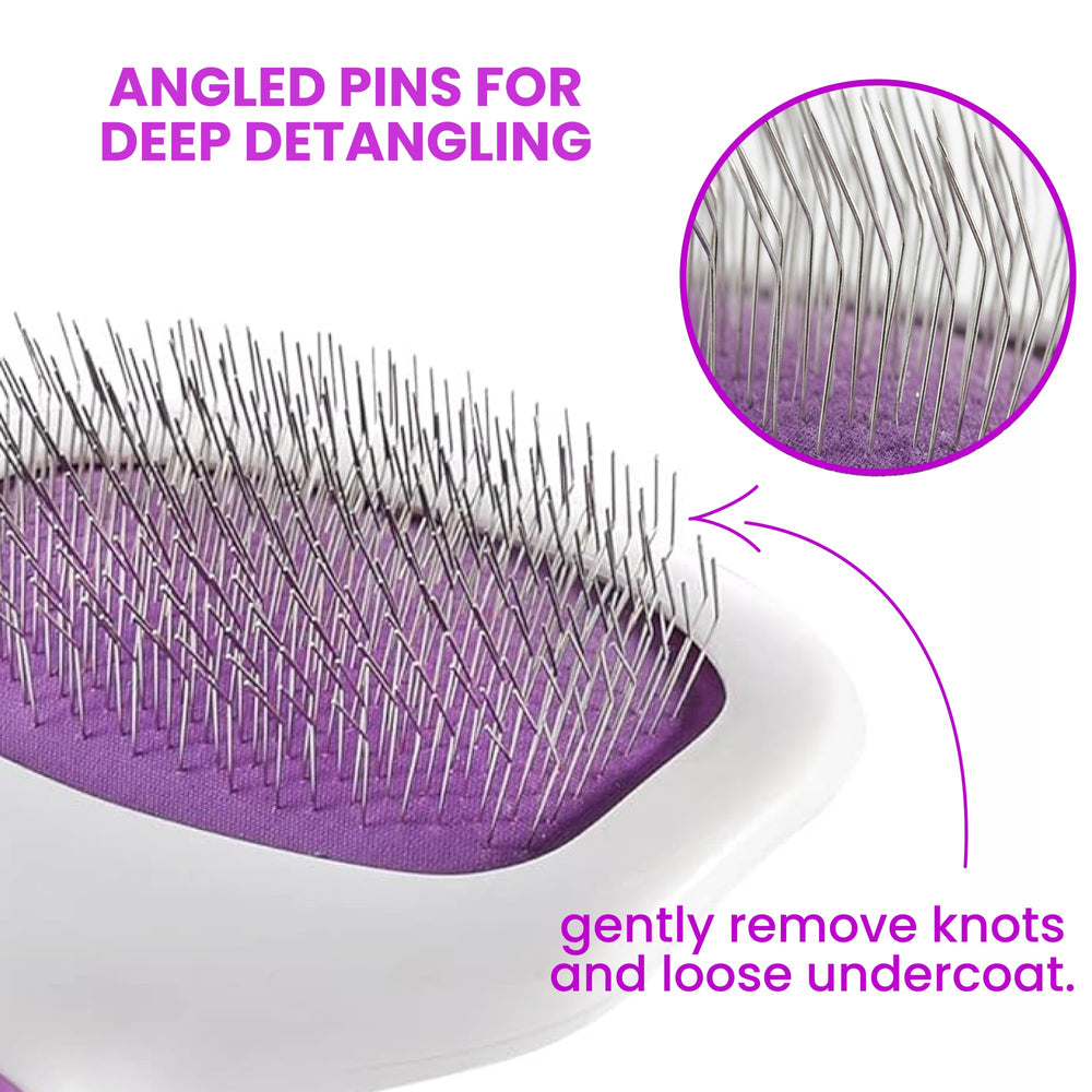 POODLIE ergonomic-handle enables comfortable grooming sessions