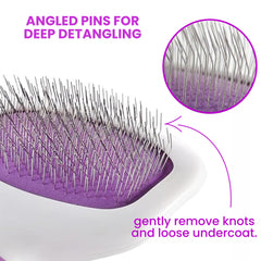 POODLIE ergonomic-handle enables comfortable grooming sessions