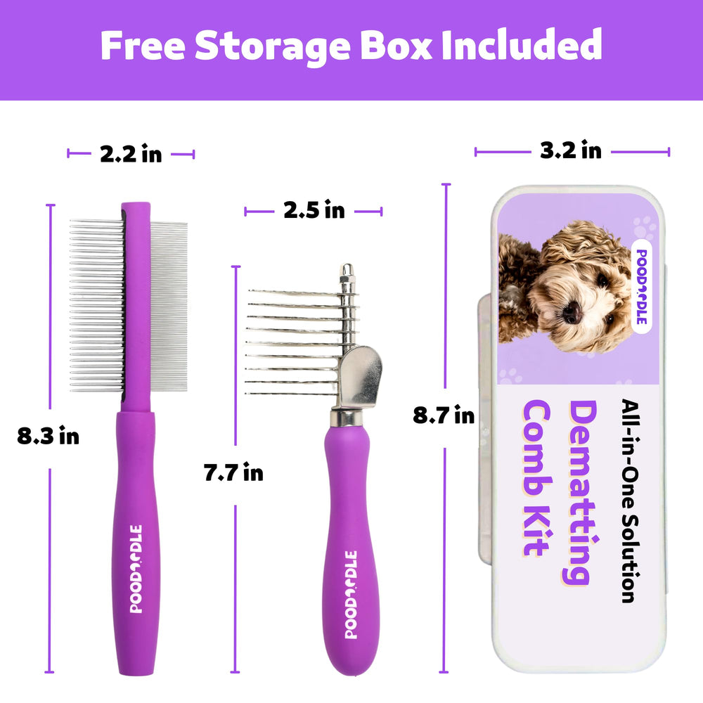 Poodoodle free storage box keeps grooming tools organized and portable