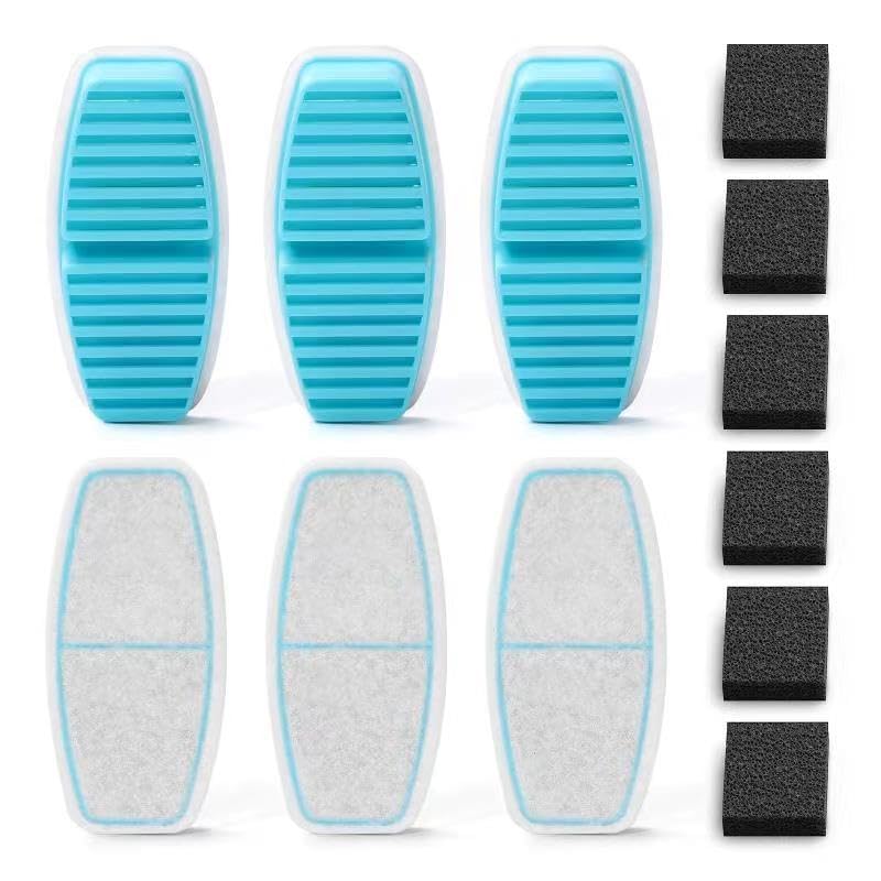 POOEKEN pre-filter sponges with filters to extend main filter life.