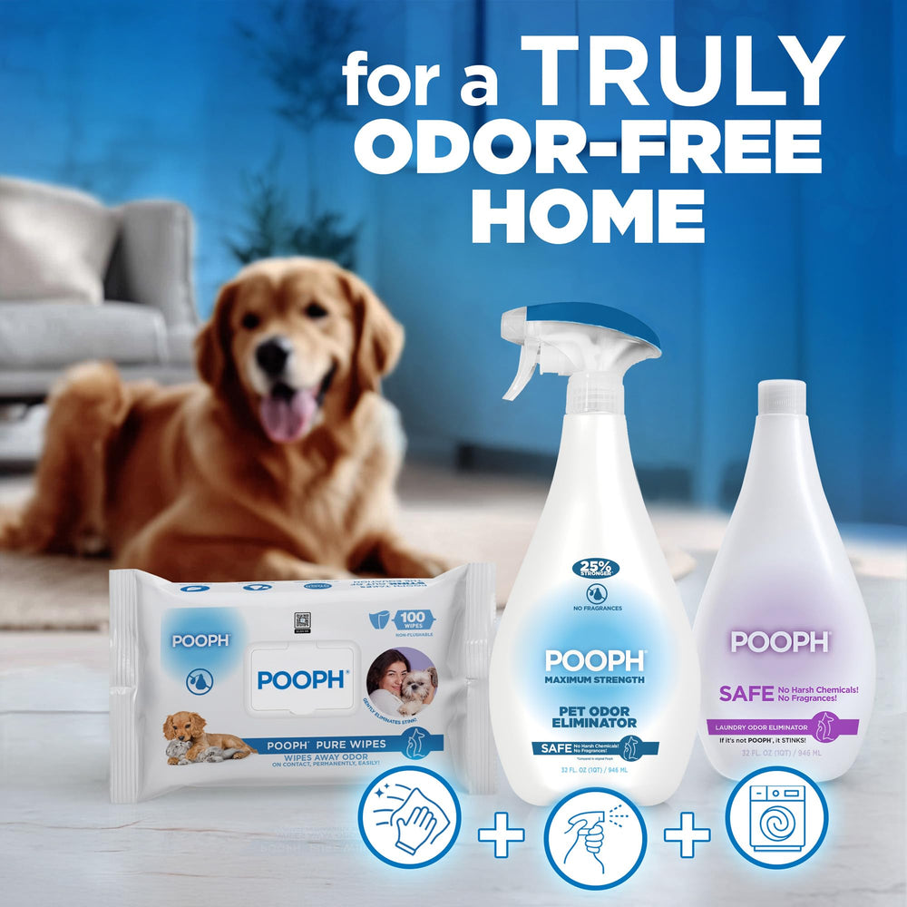 POOPH clear non-staining formula closeup demonstrates residue-free use