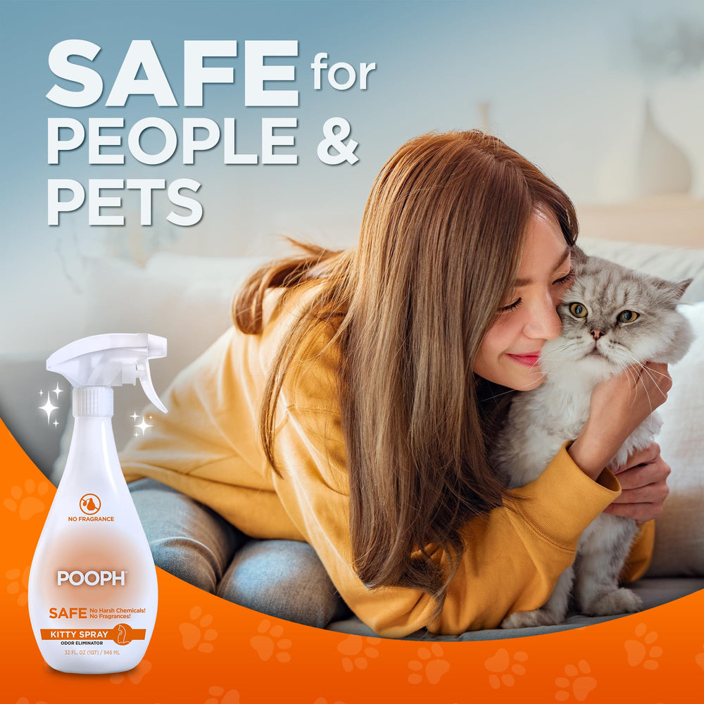 POOPH fragrance-free formula emphasizes a neutral experience across rooms and surfaces.