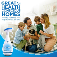 POOPH litter box odor control keeps areas fresh.