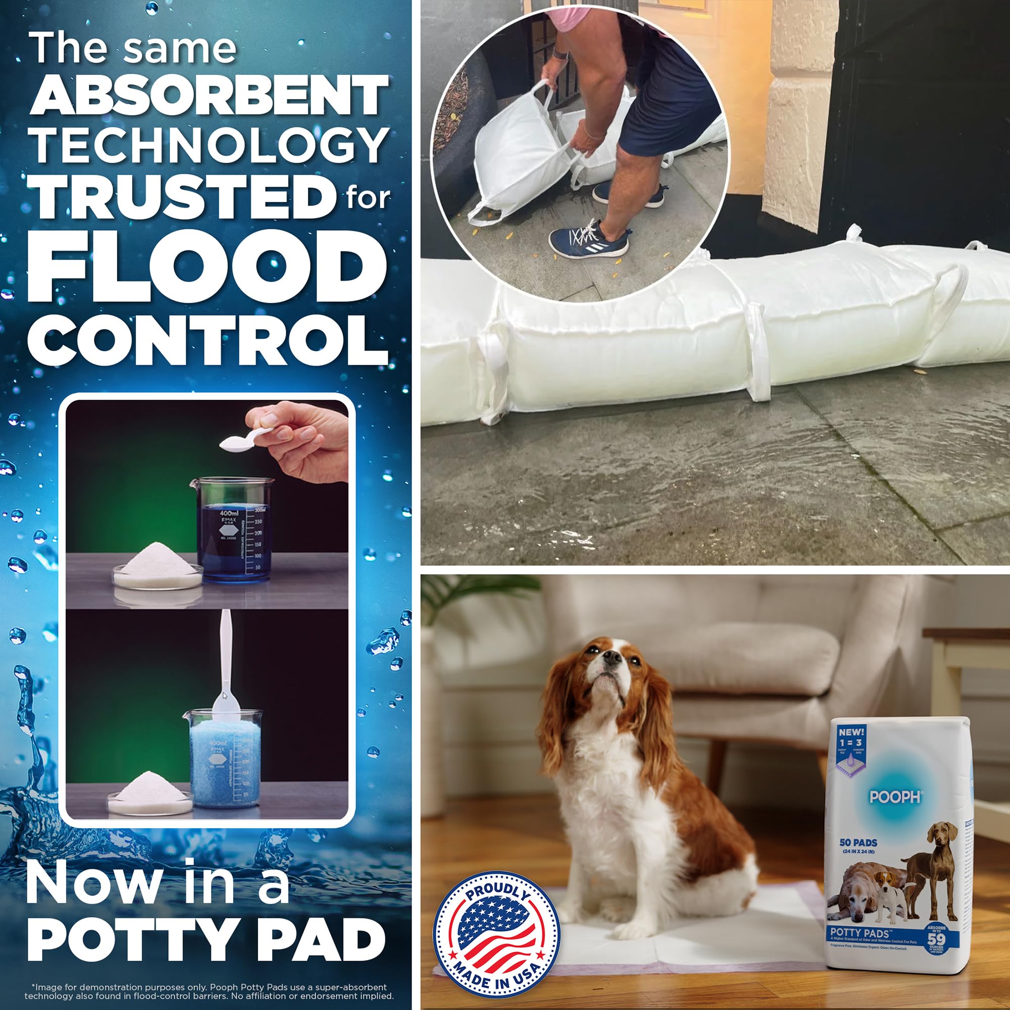 POOPH 25 disposable pads for quick cleanup and daily use.