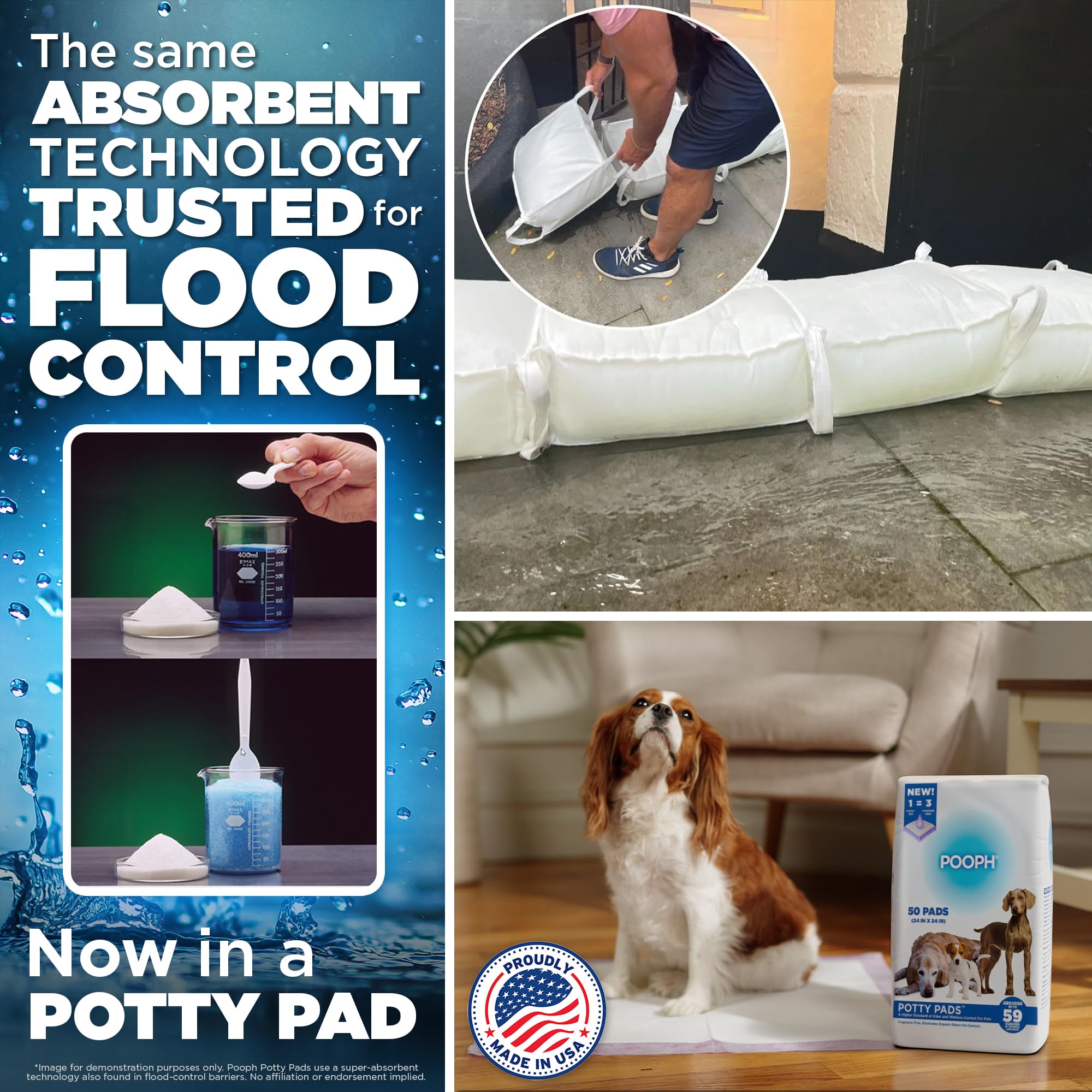POOPH Potty Pads support senior dogs and housebound pets at home.