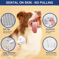 POPET 3-in-1 ergonomic handle for easy grooming