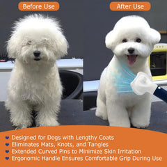 POPET dog grooming dryer with temperature control enabling safe styling