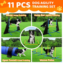 PopMoon agility tunnel supports continuous running and focus in indoor practice.