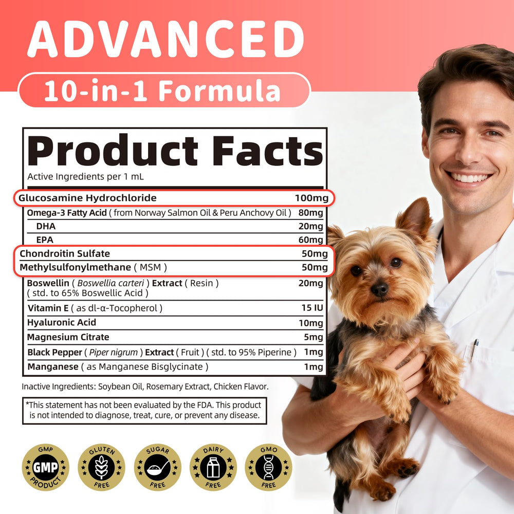 Poppaw chicken flavored liquid drops appealing to dogs
