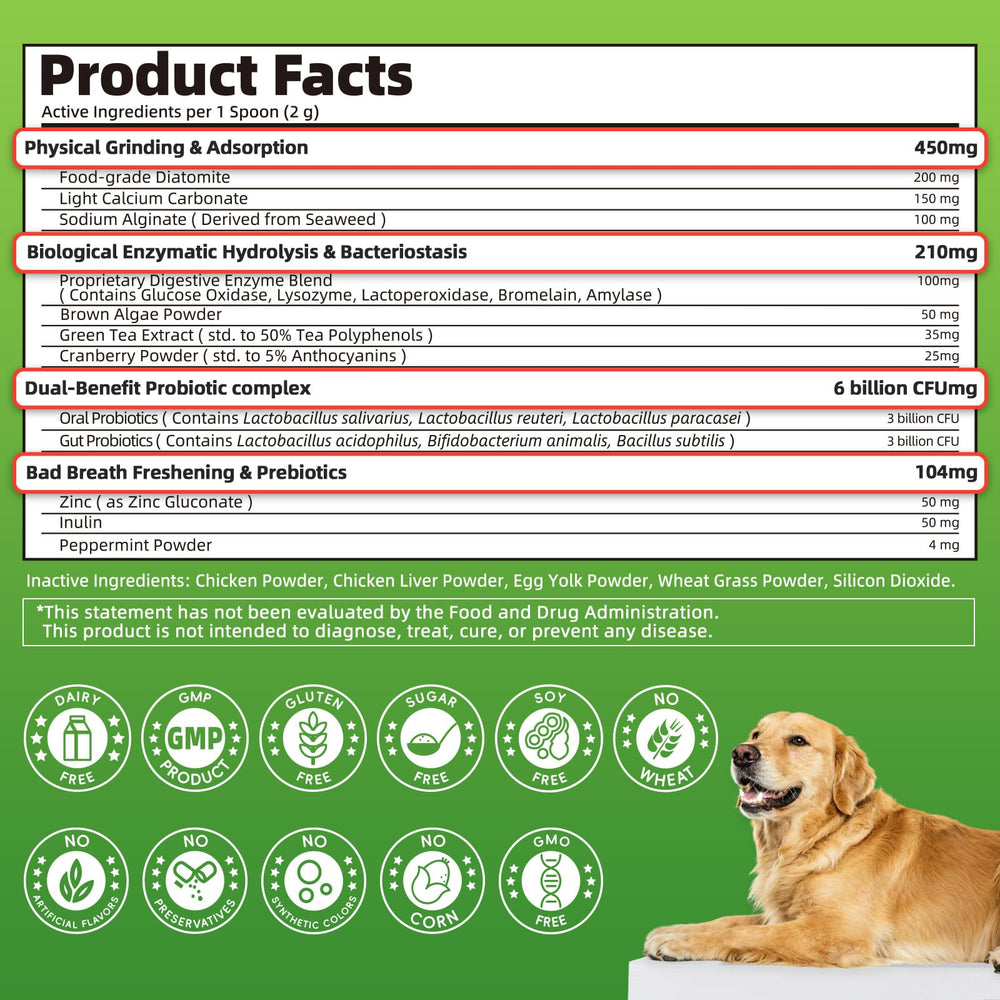 POPPAW clean ingredients label on package
