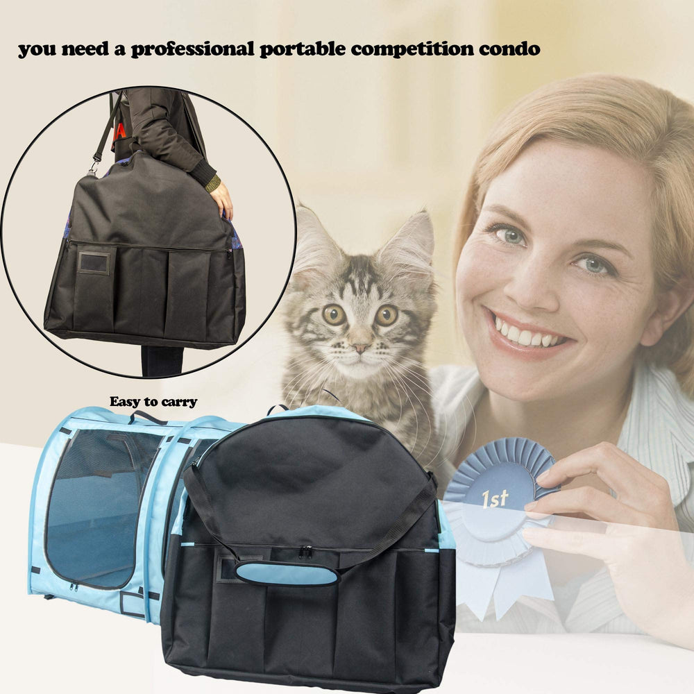Porayhut Mispace carrying bag enables on-the-go pet setup.