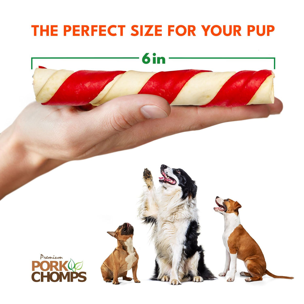 Pork Chomps chicken flavor twist on display