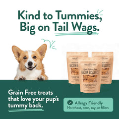 Portland Pet Food Co Bacon Dog Treats training treats for dogs of all sizes