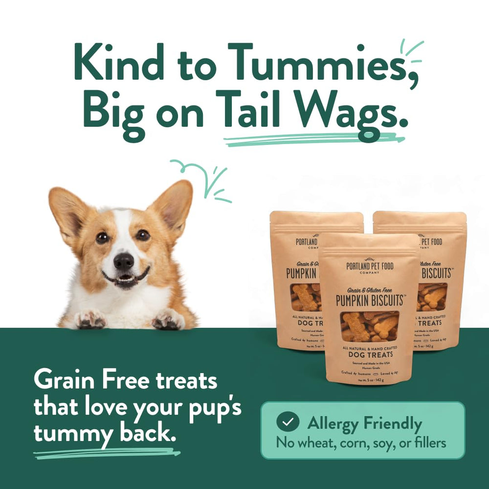Training-ready Portland treats with grain-free formula for all sizes