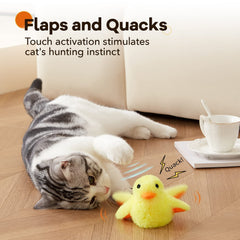 Potaroma cat toy with silvervine catnip pouch for enhanced excitement