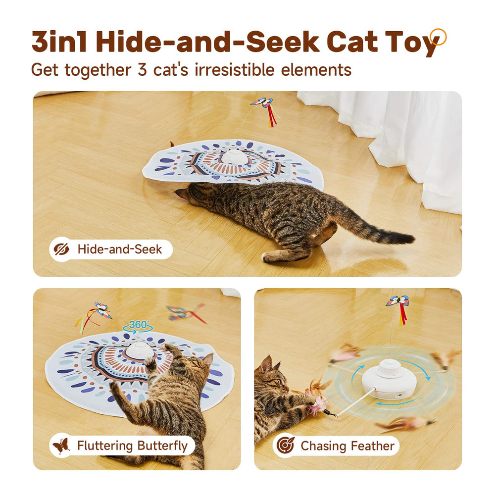 Potaroma cover-removable enables quick access to the hiding feather for play.