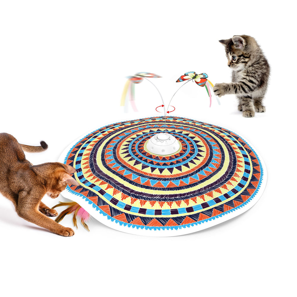 Potaroma fluttering butterfly toy for interactive indoor play and exercise