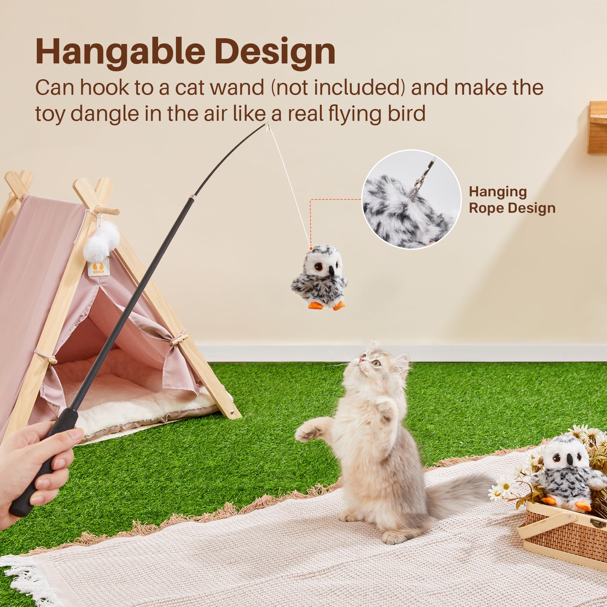 Potaroma detachable plush cover for easy cleaning after play.
