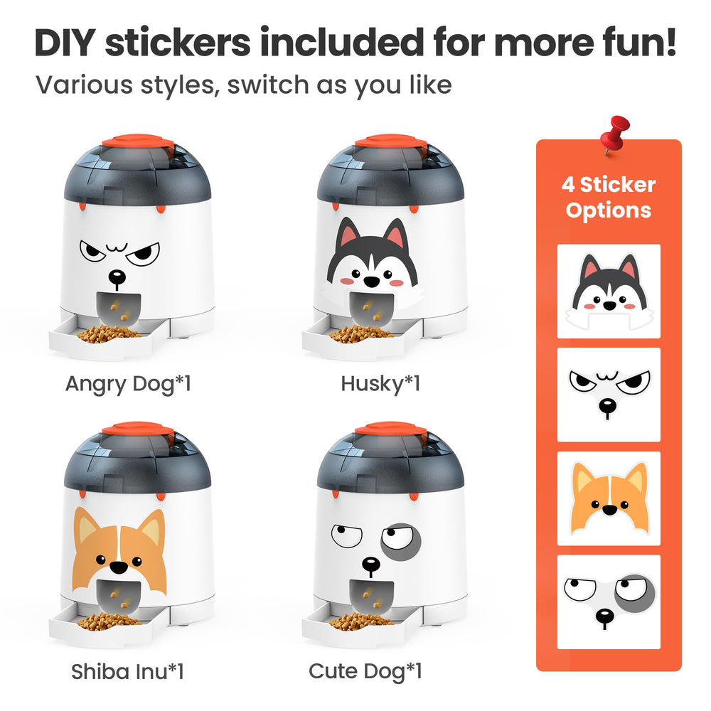 Potaroma large-kibble container supports longer play sessions and variety.