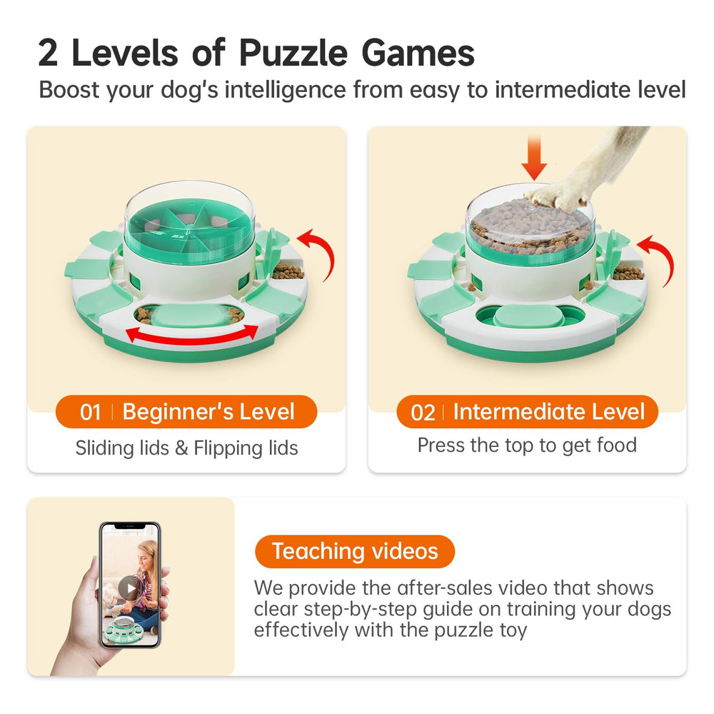 Perfect for IQ training and entertainment across all breeds and sizes.