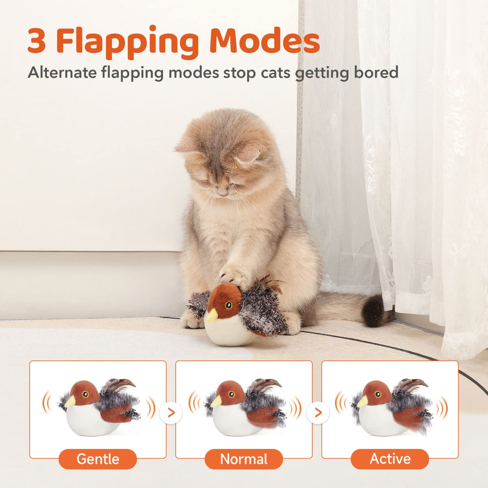 Potaroma flapping bird toy offers interactive fun for all breeds