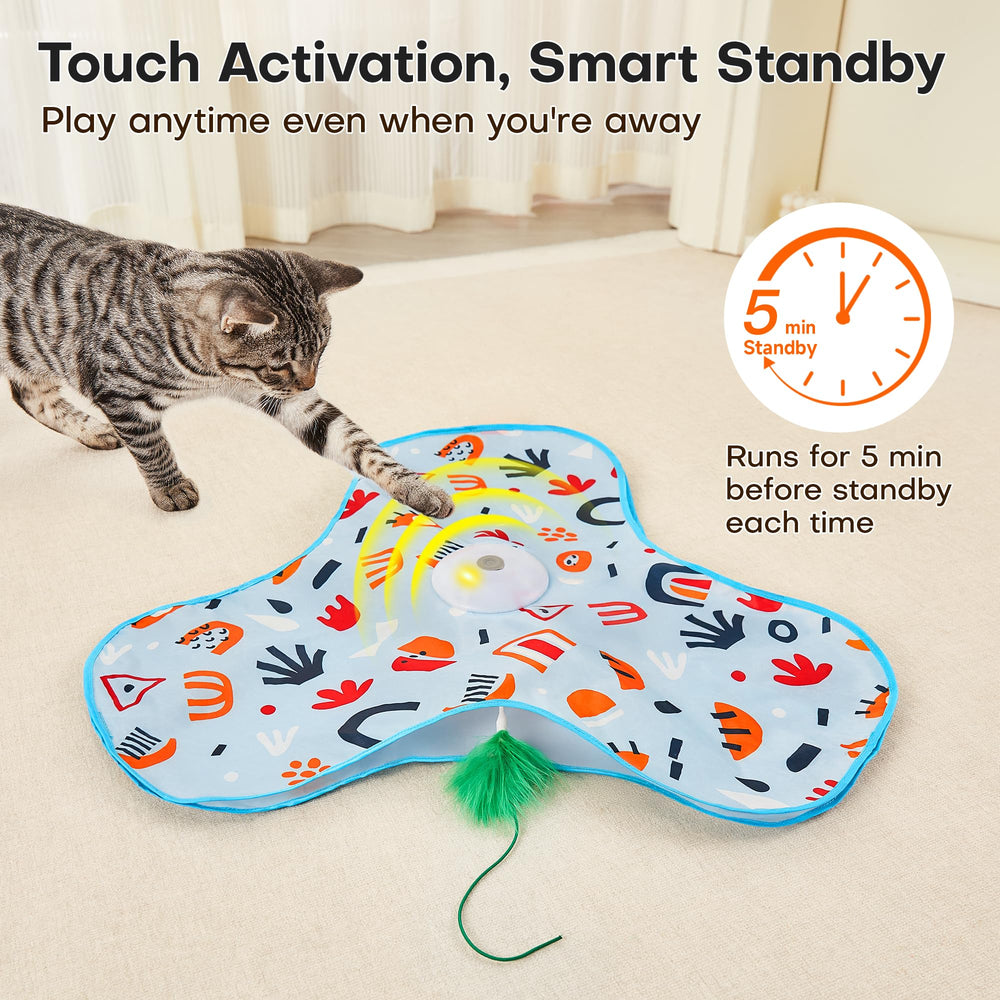 Potaroma hide-seek toy USB rechargeable for long play sessions.