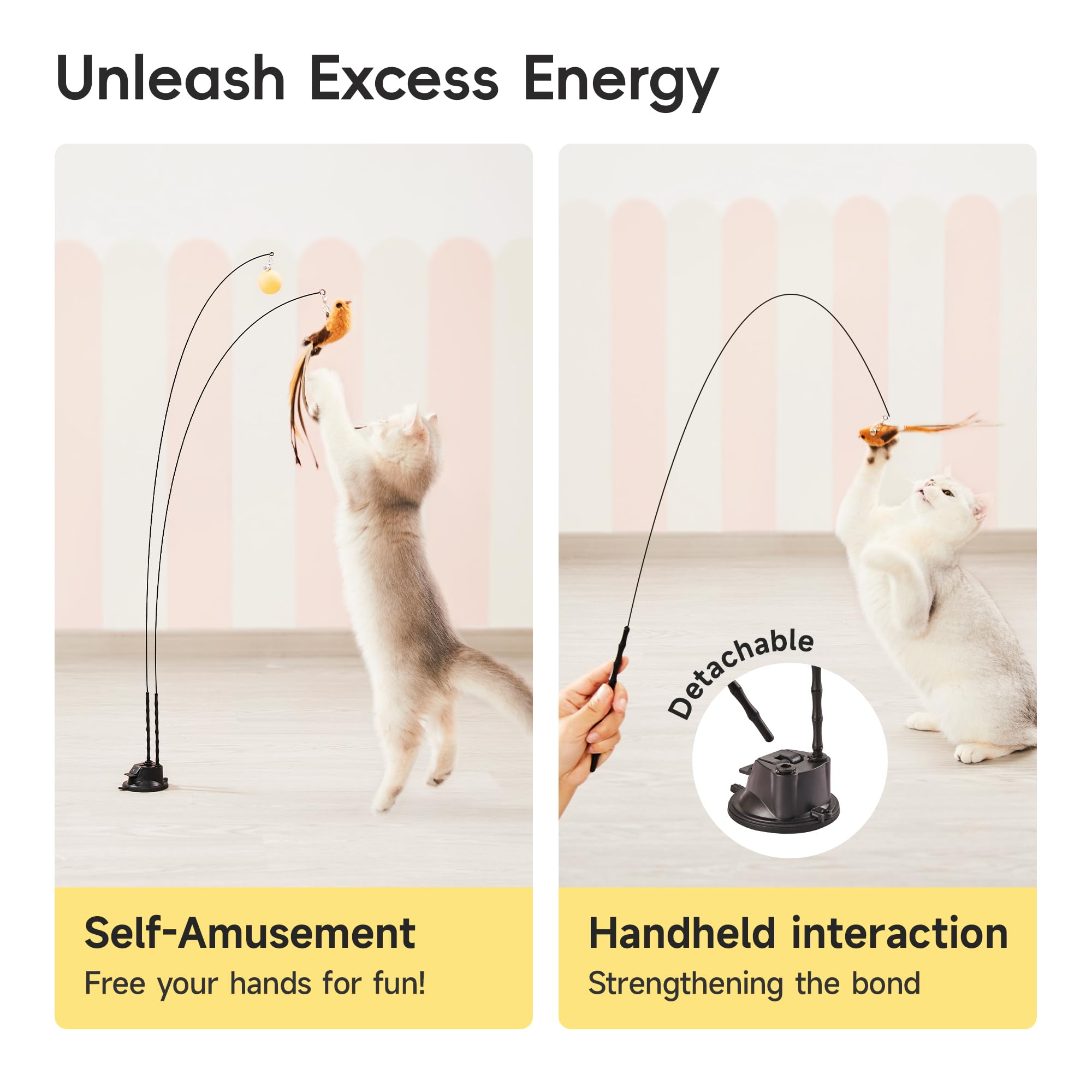 Potaroma self-play mode keeps cats engaged and mentally active