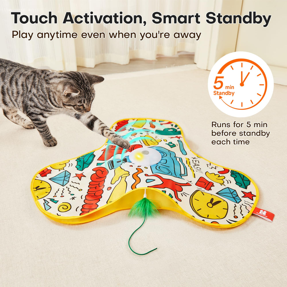 Potaroma smart motion sensor provides three modes for adjustable play intensity.
