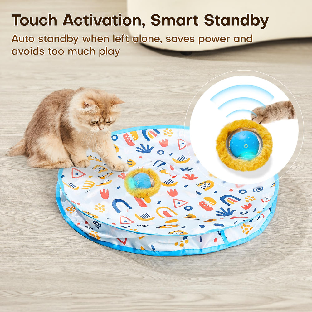 Potaroma USB rechargeable cat toy enables uninterrupted indoor fun