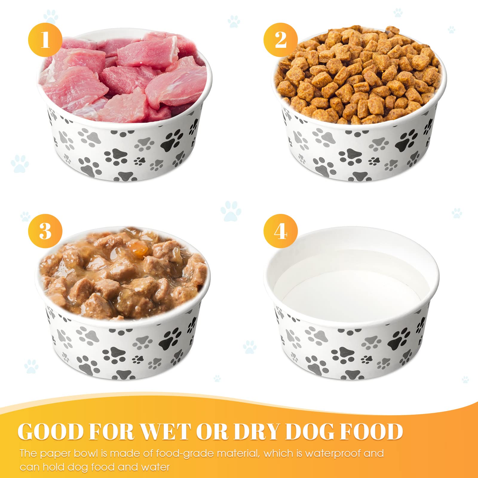 Potchen leak-resistant paper bowls that hold shape during meals.