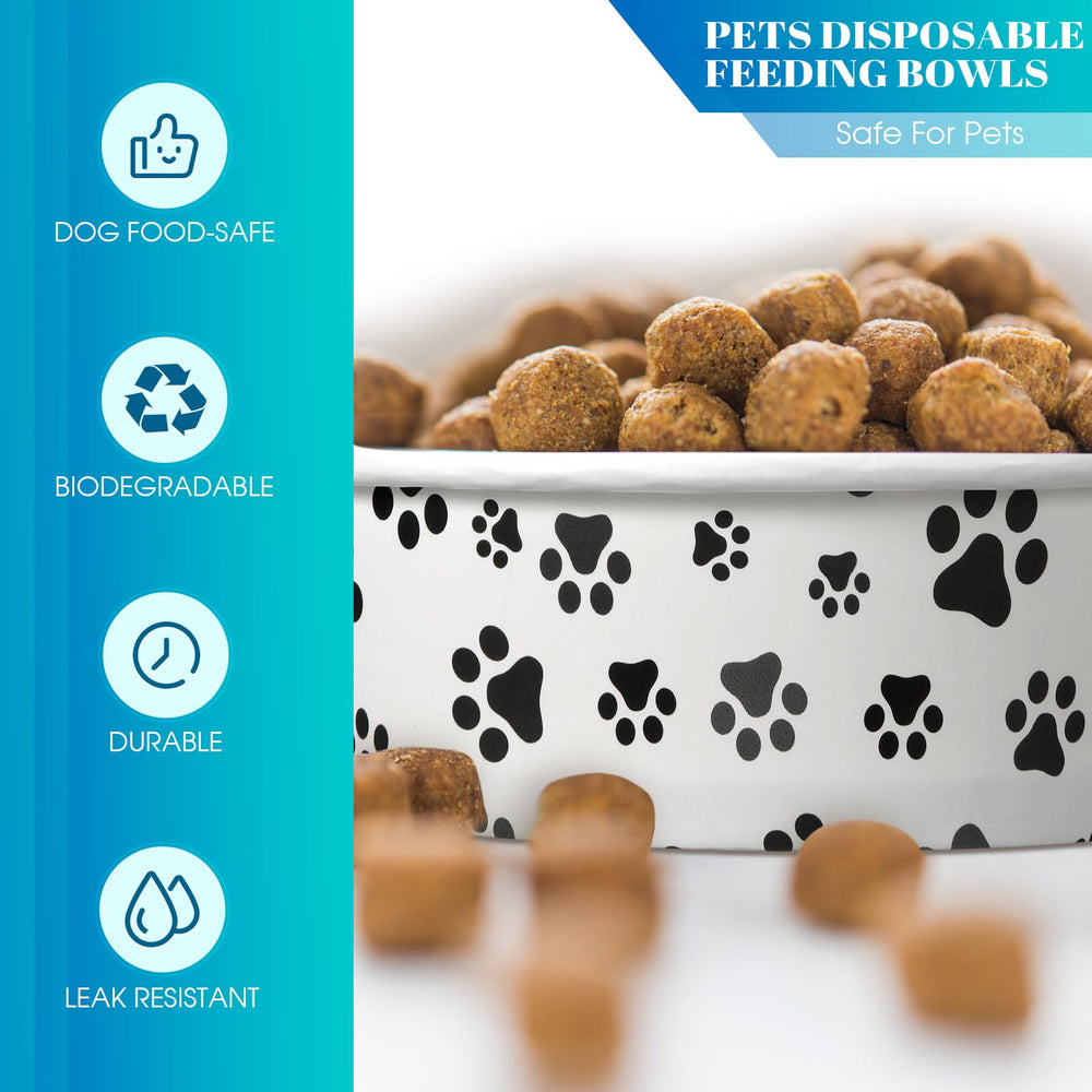 Potchen small dog bowls compact size for travel or home use.