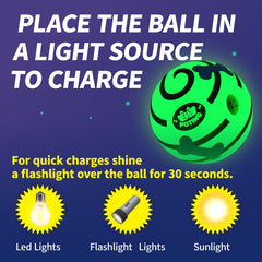 Durable, pet-safe vinyl construction of POTING Giggle Ball.