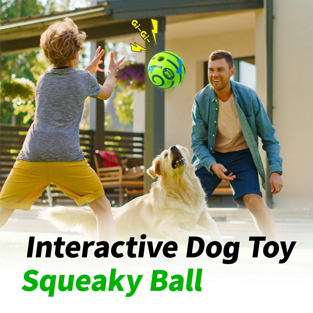 POTING Giggle Ball glowing toy sparks engaging fetch indoors or outdoors.