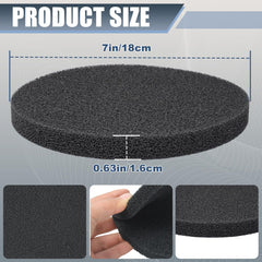 Poweka carbon-impregnated foam close-up shows carbon pores for odor control