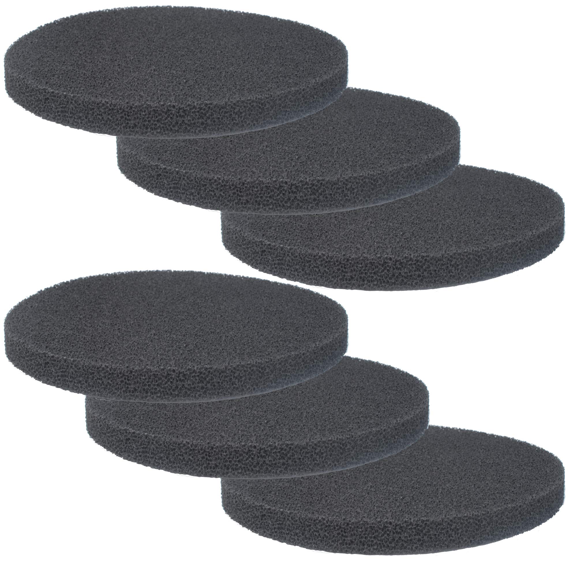 Poweka easy-install pad being placed into Fluval canister for quick maintenance