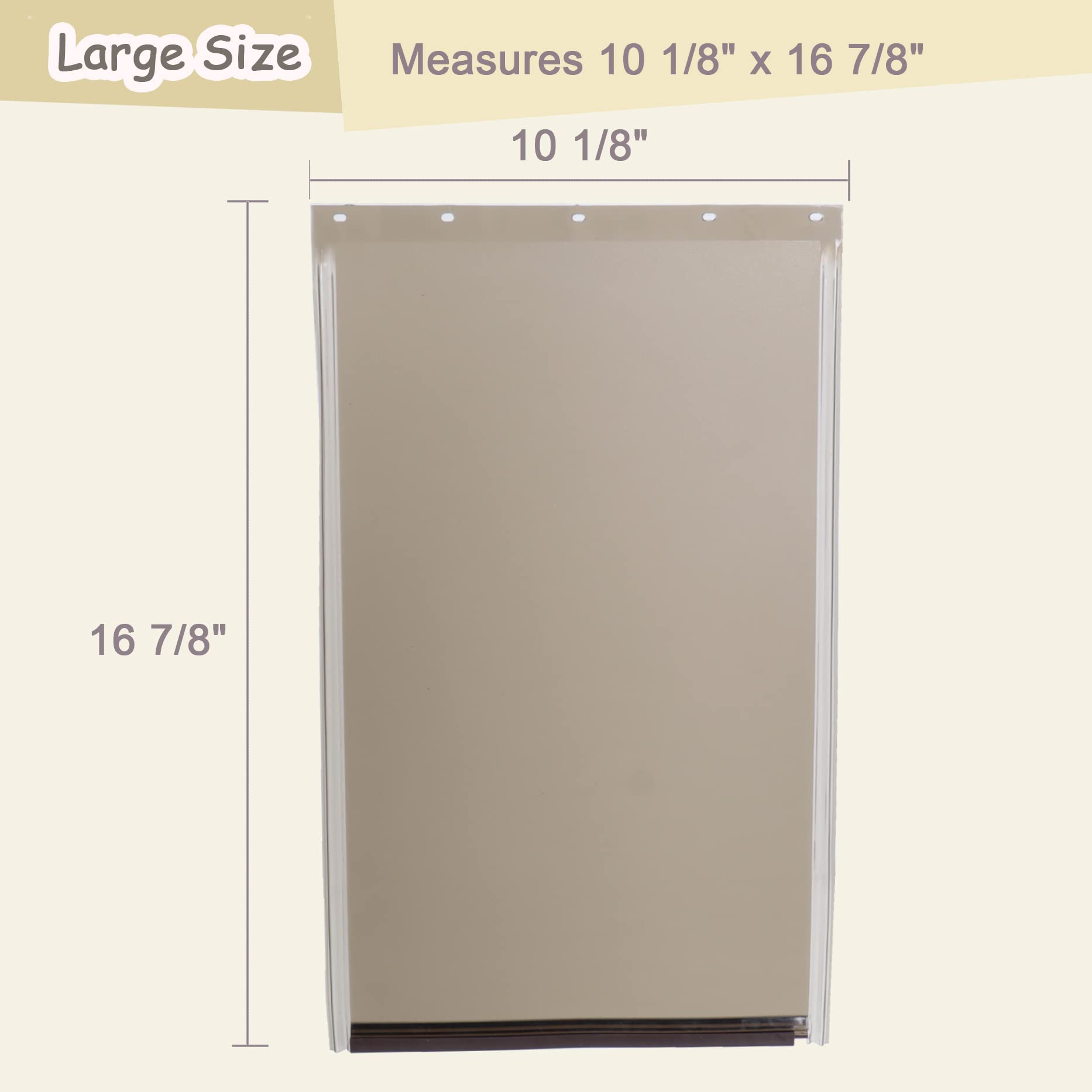Poweka PAC11-11039 replacement flap shows five top-hole adjustments for a secure fit