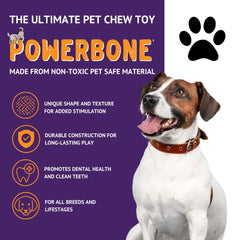 Powerbone bacon-flavored chew engages dogs with tasty, safe flavors.