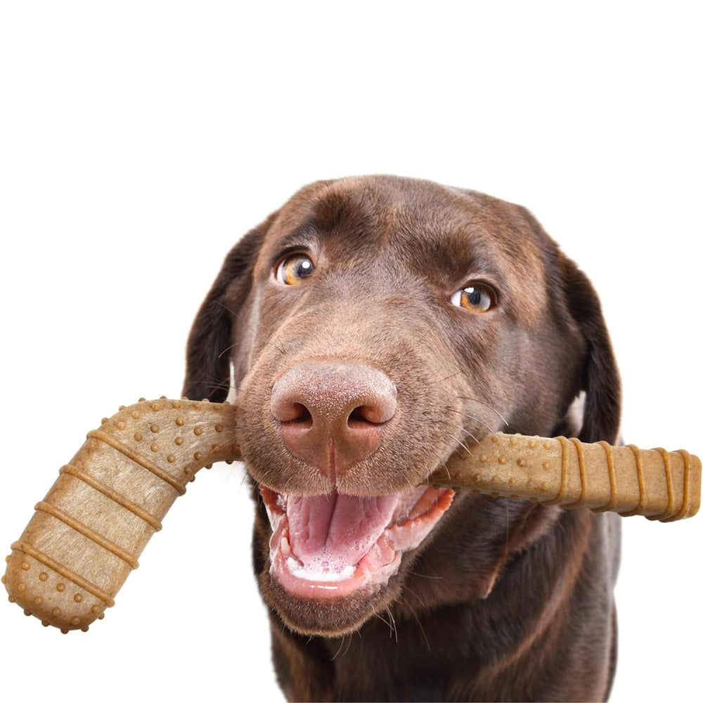 Powerbone chicken-flavored chew offers rewards during chewing sessions.