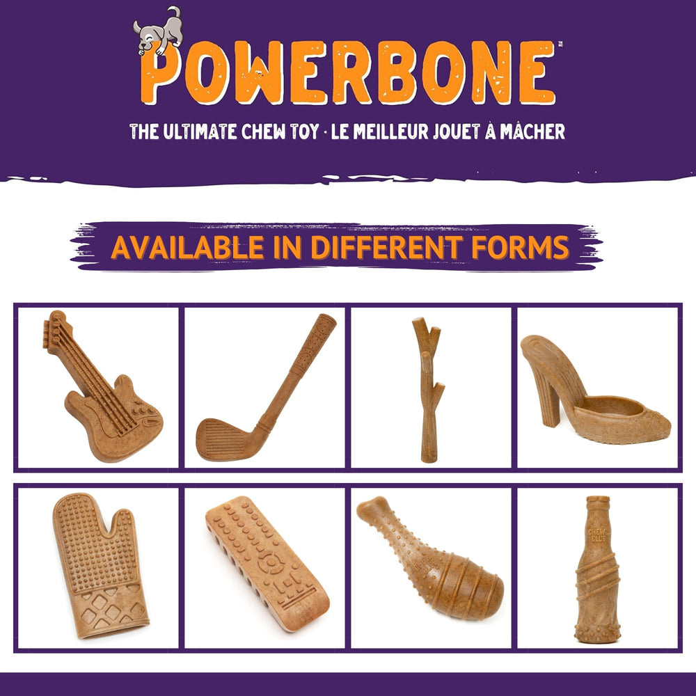 Powerbone life-stages toy suits puppies to adults for versatile use.