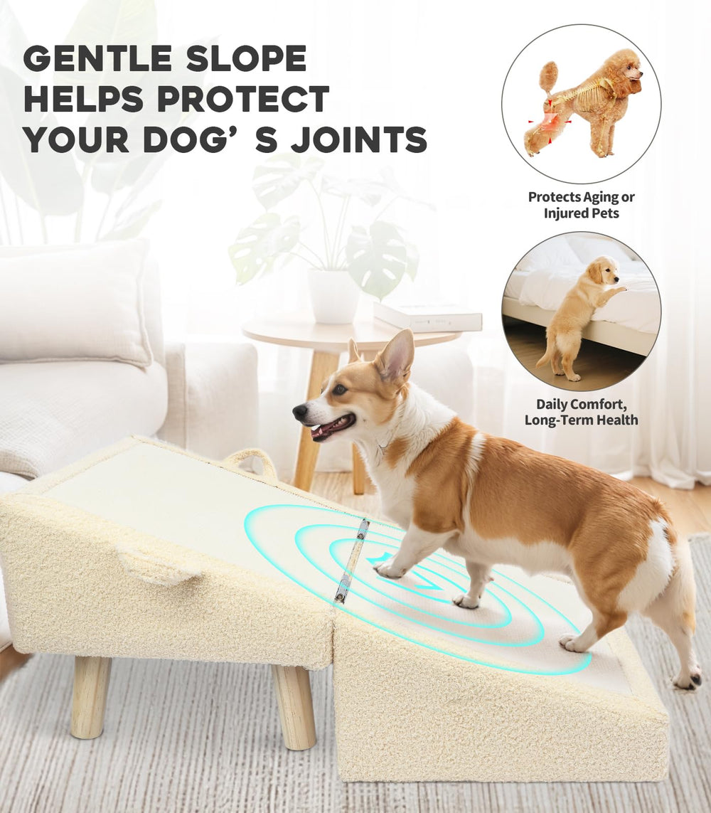 Powerful Xishan dog stairs with non-slip surface for secure footing