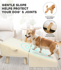 Powerful Xishan dog stairs with non-slip surface for secure footing