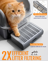 Powools elevated step board helps paw cleaning before exit