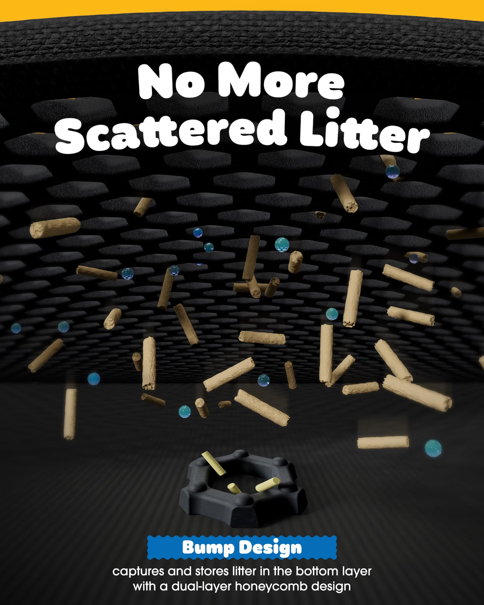 Powools easy-clean envelope design for quick litter recovery.